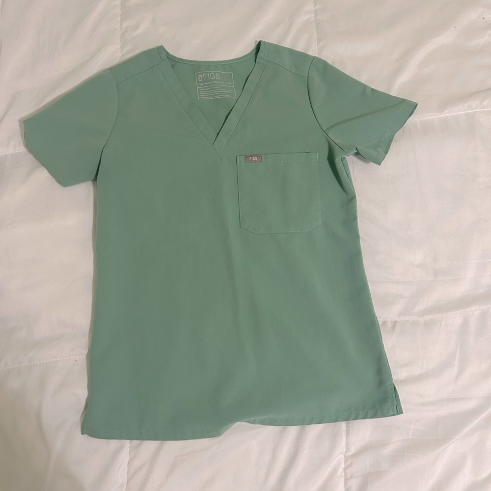 Figs Catarina one pocket scrub top size XS - Jade